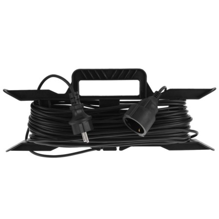 The extension cord on the frame Luazon Lighting Eco, 1 outlet, 20 m, 10 A, PVS 3x0.75 mm2, with salary, IP20-1