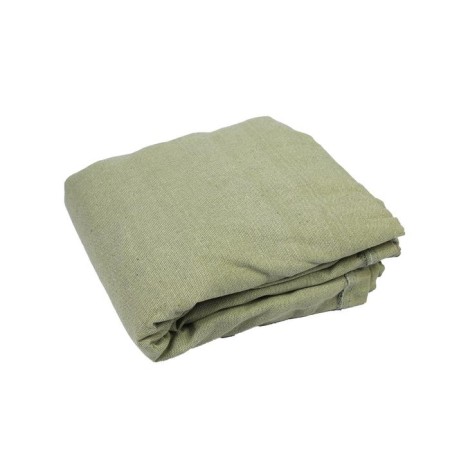 Fire tarpaulin tarpaulin, 4 × 3 m, density 400 g/m², steps 3 m, khaki-1
