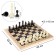 Chess tournament 43 x 43 cm, plastic figures, King H-9 cm, pawn h-4.1 cm