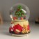 Souvenir Polystone Water Ball Light, Music, Snow Drigs "Christmas tree and Bear" 10.5x10.5x14 cm 1047343