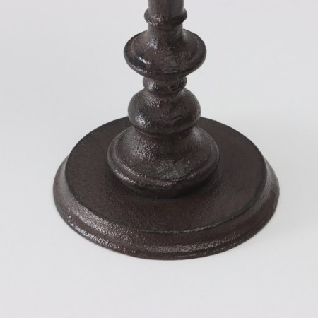 Cast iron candle for 1 candle "BELL" d = 7 cm 9.6x9.6x20.3 cm-2
