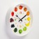 Wall clock, series: kitchen, "vegetables and fruits", d = 30 cm