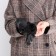 Gloves are female, dimensionless, with insulation, black color
