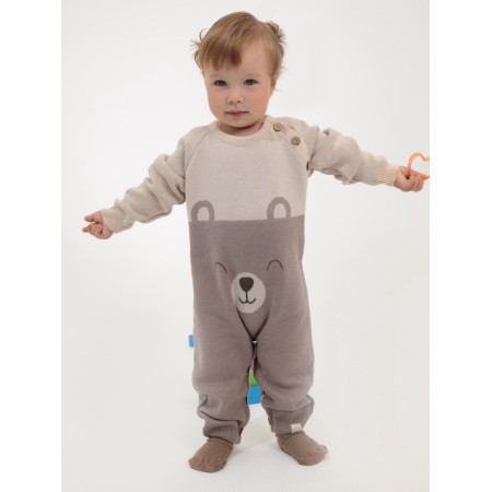 Knitstone Knit Kroshka I am "muzzle", height 68-74 cm, beige-1