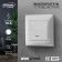 Switch Luazon Lighting "Antei", 10 A, 1 key, with backlight, hidden white
