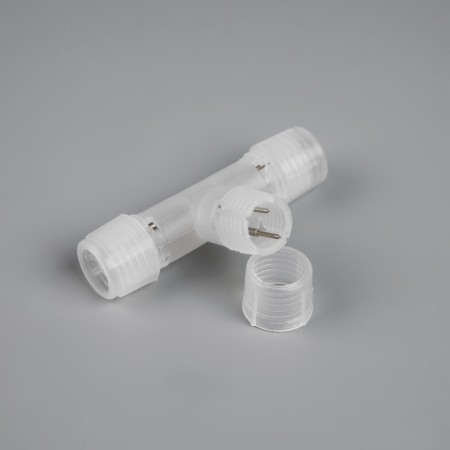 T-shaped Luazon Lighting Connector for a light cord 11 mm, 2-pin-1
