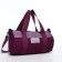 Youth bag with zipper, burgundy color