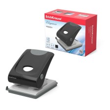 Erichkrause Elegance hole punch, up to 40 sheets, a puncture diameter of 5.5 mm, the distance between the punctures is 80 mm, black