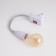 Sconces in the Sinda socket 1x15W E27 white 4.2x35x31.5 cm