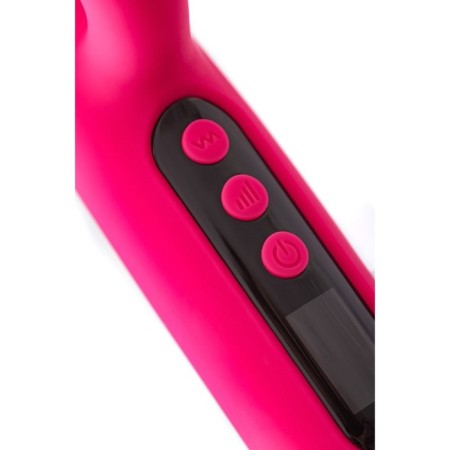 Vibrator to stimulate the Gp with the Eroteq rablock clitoral process, silicone, 23.5 cm, pink-13