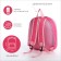 Baby backpack on lightning, pink color