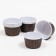 Muffin baking uniform, brown, 5 x 4 cm
