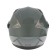 The helmet open with two visors, size M (57-58), model-BLD-708E, Gray glossy