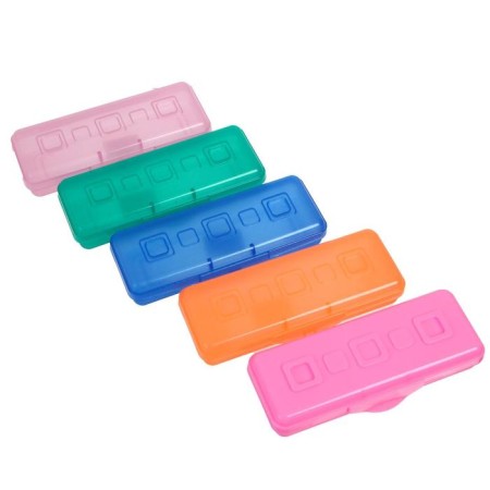 Calligrata “School” Penal Fuel, 80 x 205 x 38 mm, translucent. Plastic, mix-5