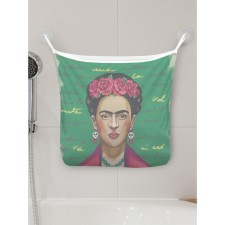 Organizer in a bath on suction cups “Letter of Frida”, for storing toys and trifles, size 33x39 cm