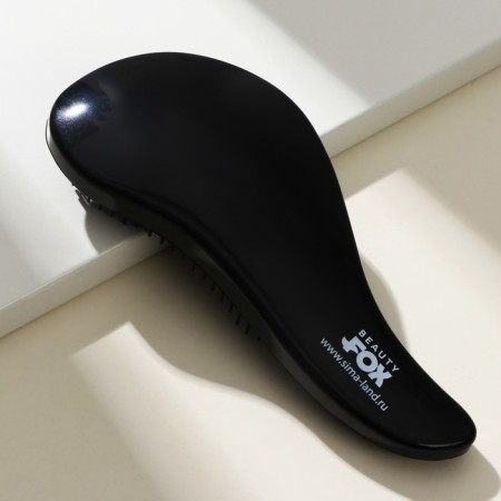 Massage comb a wave Beauty Fox, Black color, Beauty Fox-1