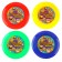 Flying saucer 18cm Smiley in showbox
