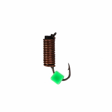 Mormyshka Wolfram Marlin’s Curs, 2 mm, 0.95 g, black + cube green UV, 15 pcs.