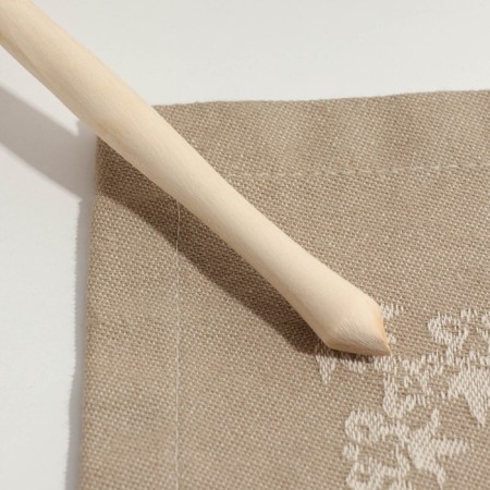 Spoon half -bastard, without painting, chemical, 19 × 6 cm-3