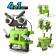 Designer "Quadroobot", 59 parts, 4 assembly options, works from batteries
