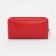 Cosmetic bag with lightning, red color