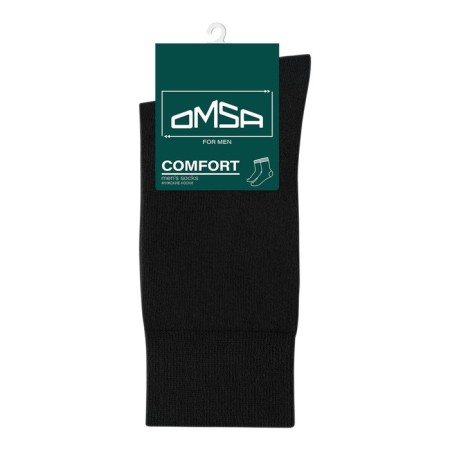 Male socks Omsa Comfort, size 39-41, Nero color