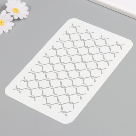 Plastic stencil "Rabitsa net", 16x24 cm-1