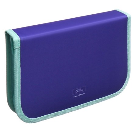 Penal 1 section 140 x 210 x 40 mm, folding pocket and cosmetic bag, fabric, calligrata topontent "Siba"-2