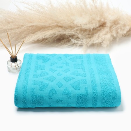 Tensor of Arabic pattern, 100x180cm, turquoise color, 300g/m, cotton