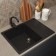 Uperwood Economwood Autonomous Office, oval, color 004 Black matte