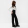 Women's pants Minaku: classic, black color, size 46