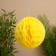 Ball paper decorative, diameter 30 cm, col. yellow