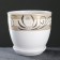Set of flower pots 4 pcs. White lotus 0.4 / 1 / 2.5 / 5 l