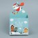 Box for mini-boots "Happy New Year", 12 x 17 x 10 cm, New Year