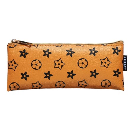 Penal soft, 1 department, 90 x 215 x 10 mm, flat, Devente, Monogram, artificial skin beige 7024446-1