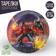 Disposable paper plate 