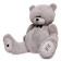 Soft toy "Bear Deddy", gray color, 130 cm