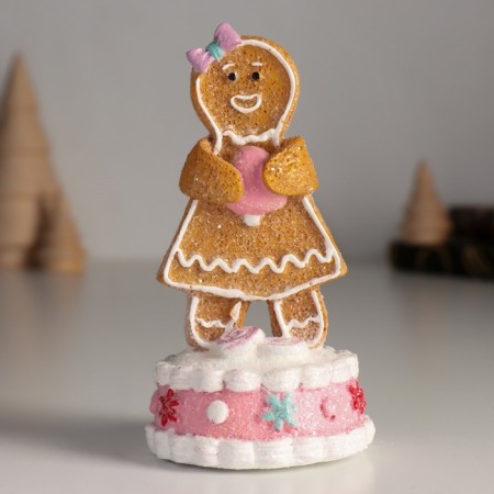 Polystone souvenir "Pitch on Kex, with a marshmallow" 6.5x6.5x11.5 cm