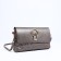 Bag-clate on magnet, long belt, bronze color