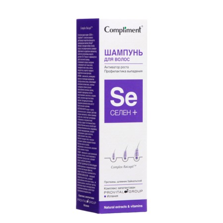 COMPLEMENT “Selenic+” shampoo, hair growth activator, 200 ml-2