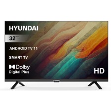 Телевизор Hyundai H-LED32BS5002, 32", 1366x768, DVB-C/T2/S2, 2xHDMI, 1xUSB, SmartTV, черный