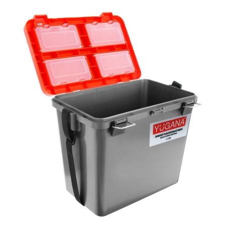 Winter yugana box single-section, the color is gray-orange-2