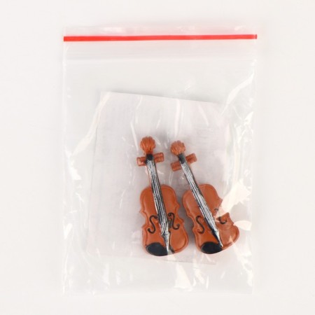 Miniature Puppet "Violin", set 2 pcs., Size 1 pc. - 1.3 × 0.5 × 3.5 cm-5