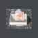 Organizer for storage "Basic", hinged, 1 section, with an adhesive base, 8.5 × 8 × 11.5 cm, white color
