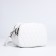 Bag Cross-Bodi with a zipper, white color