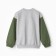 Svitshot for a boy, color medium-gray melange/dark hacks, height 80 cm (48)