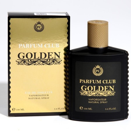 Men's toilet water Parfum Club Golgen, 100 ml (based on 1 Million (P.Rabanne)-3