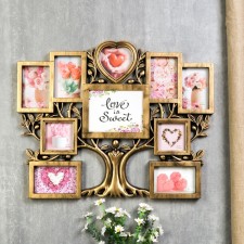 Photo frame plastic in 10 photos 10x10.10x15.13x13.15x20cm 
