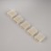 A set of ecola connecting connectors for LED tape 14 × 7 mm, 4-pin, 5 pieces