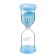 Happy Time sand clock, 20 minutes, 4.4 x 12.6 cm, blue